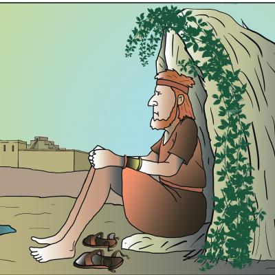 Jonah in shade